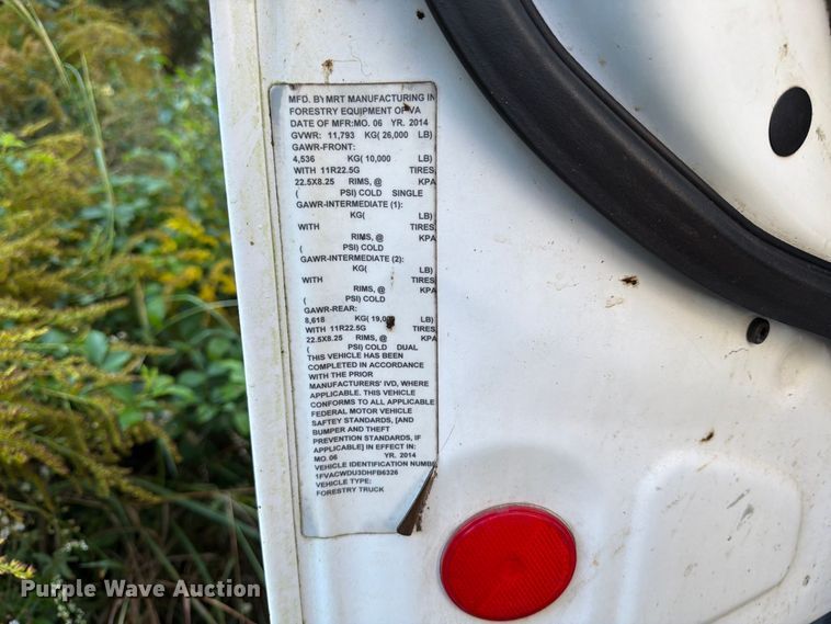 image for item DT2955 2013 Freightliner M2 forestry bucket truck