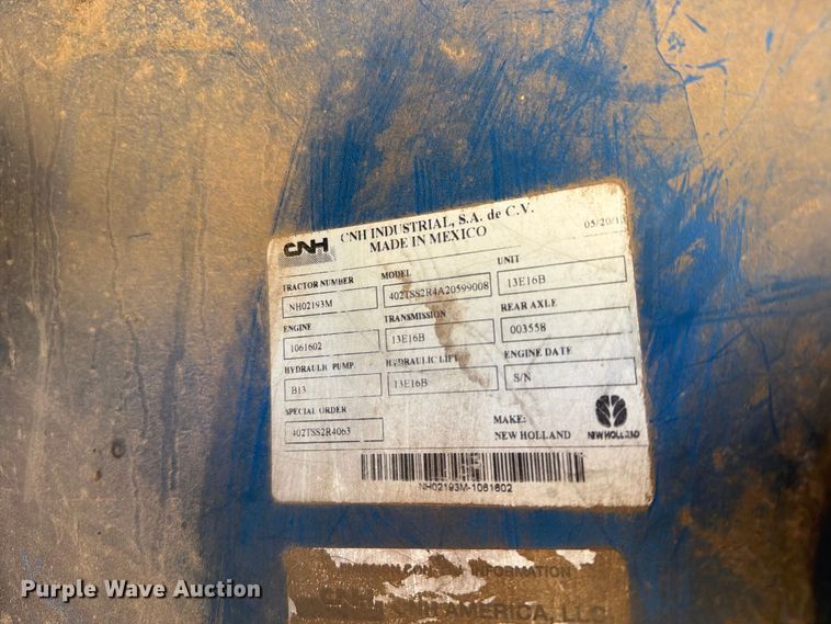 image for item DT2962 2013 New Holland TS6.120 tractor