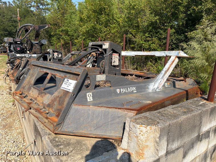 2020 Paladin Attachments skid steer brush mower