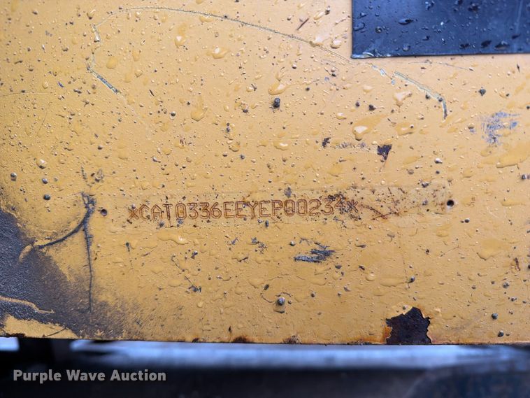 image for item DV2139 2012 Caterpillar 336E L excavator