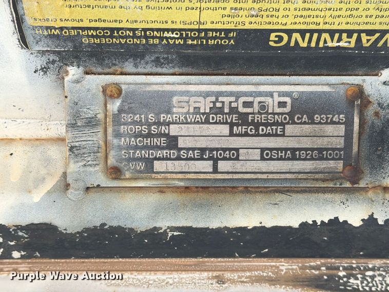 image for item EA0550 1996 Ingersoll-Rand SD-40F single drum vibratory roller