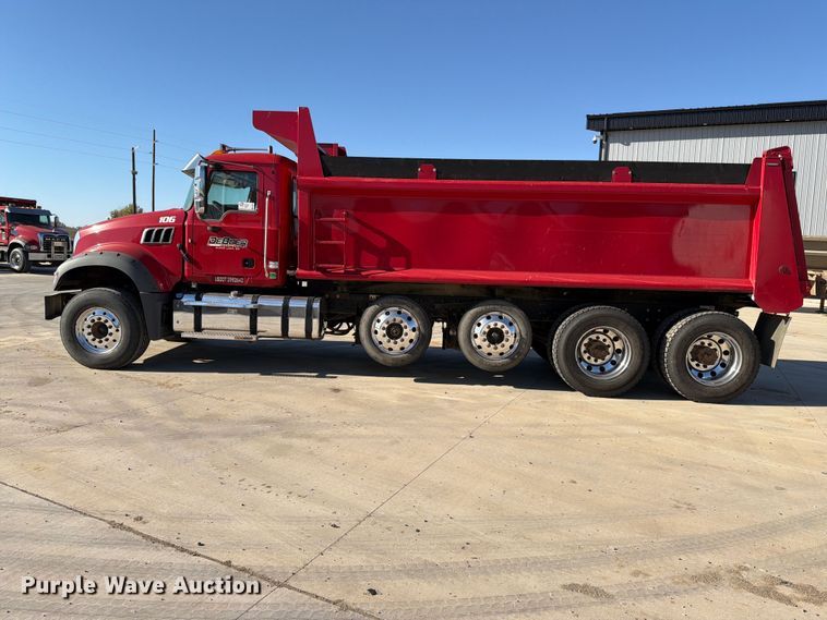 image for item EA0591 2018 Mack GU713 dump truck