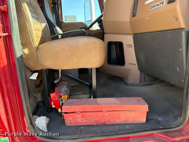 image for item EA0591 2018 Mack GU713 dump truck