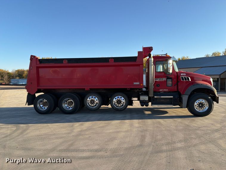 image for item EA0592 2018 Mack GU713 dump truck