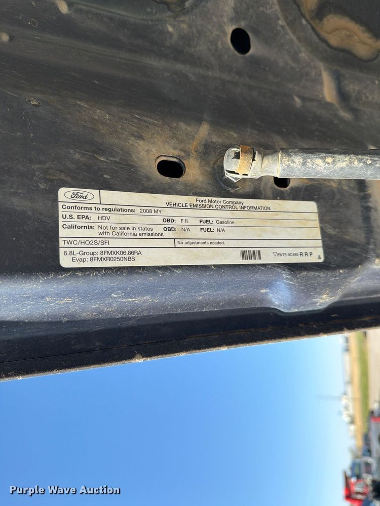 image for item EA0595 2008 Ford F250 Super Duty Crew Cab pickup truck