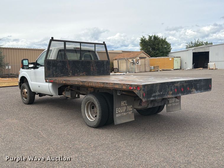 image for item ED0066 2013 Ford F350 Super Duty dump flatbed pickup truck