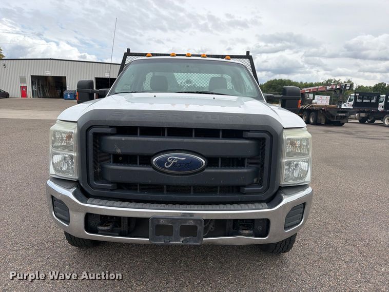 image for item ED0066 2013 Ford F350 Super Duty dump flatbed pickup truck