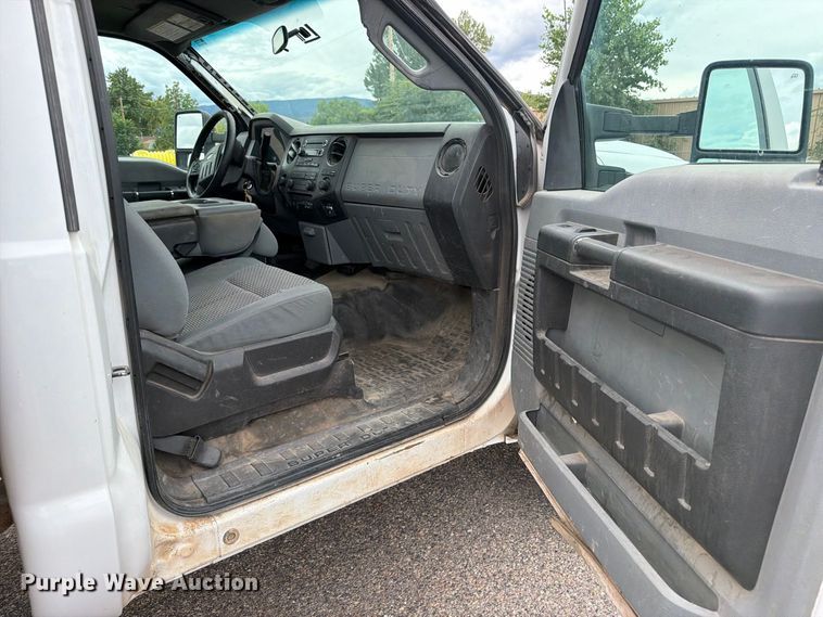 image for item ED0066 2013 Ford F350 Super Duty dump flatbed pickup truck