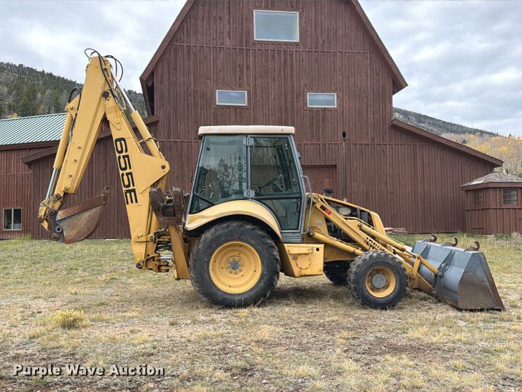 image for item ED0218 1998 New Holland 655E backhoe