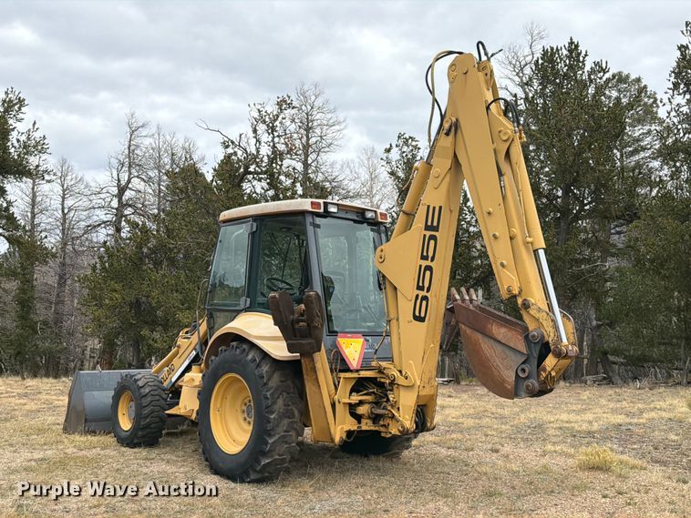 image for item ED0218 1998 New Holland 655E backhoe