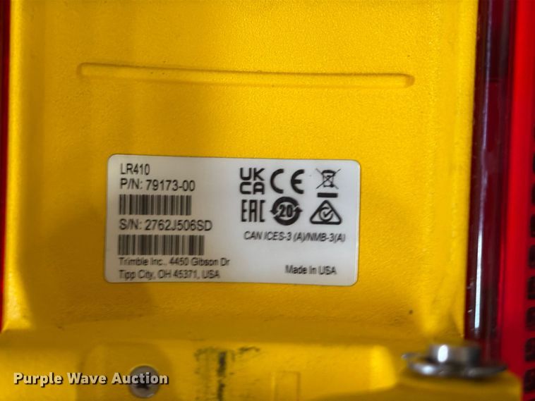 image for item EI7852 Trimble Earthworks Go laser receiver