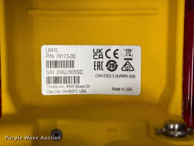 image for item EI7854 Trimble Earthworks Go laser receiver