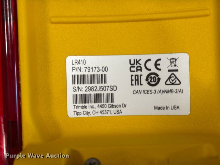 image for item EI7854 Trimble Earthworks Go laser receiver