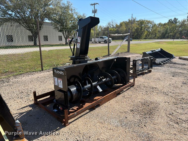 image for item EI7864 Kubota SBL2574 skid steer snow blower