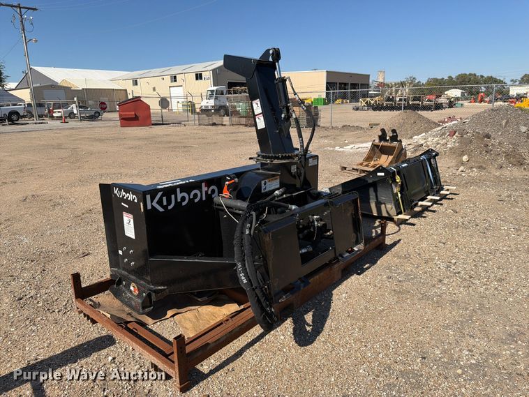 image for item EI7864 Kubota SBL2574 skid steer snow blower