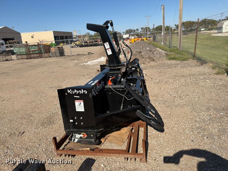 image for item EI7864 Kubota SBL2574 skid steer snow blower