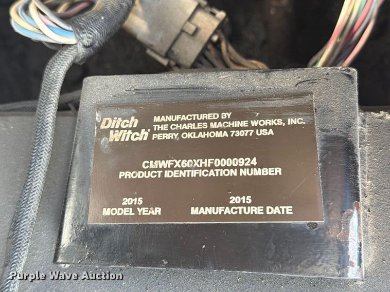 image for item EP7931 2015 Ditch Witch FX60 vacuum excavator