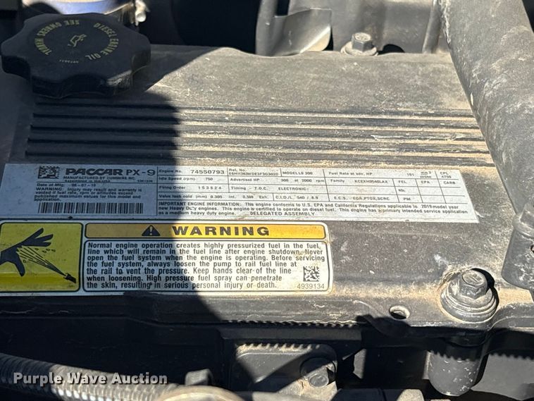image for item ES8118 2020 Peterbilt 337 oil distributor truck
