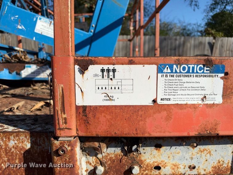 image for item ES8236 2006 Skyjack SJ7127 RT scissor lift