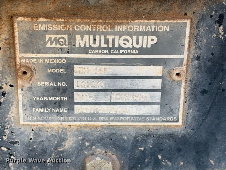 image for item ES8265 2016 Whiteman WBH-16F concrete buggy