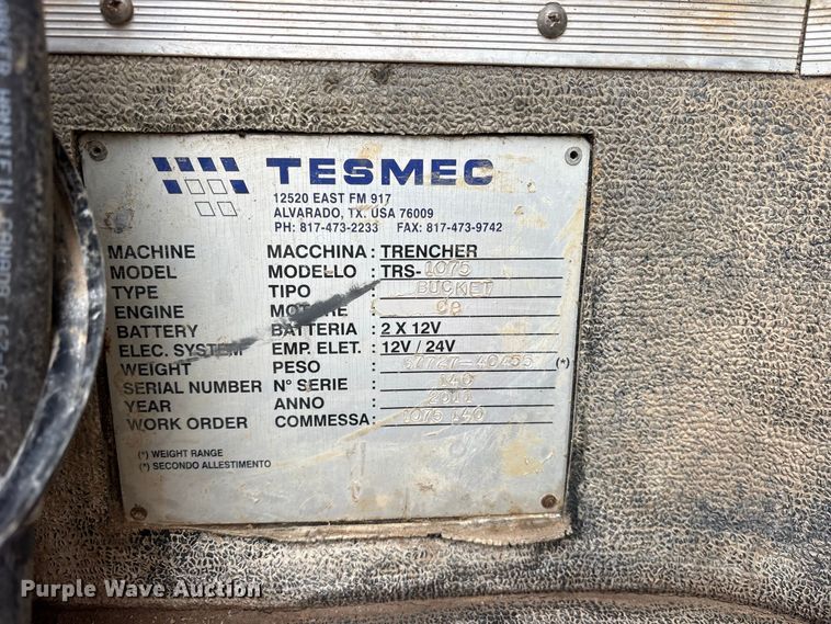 2011 Tesmec TRS1075