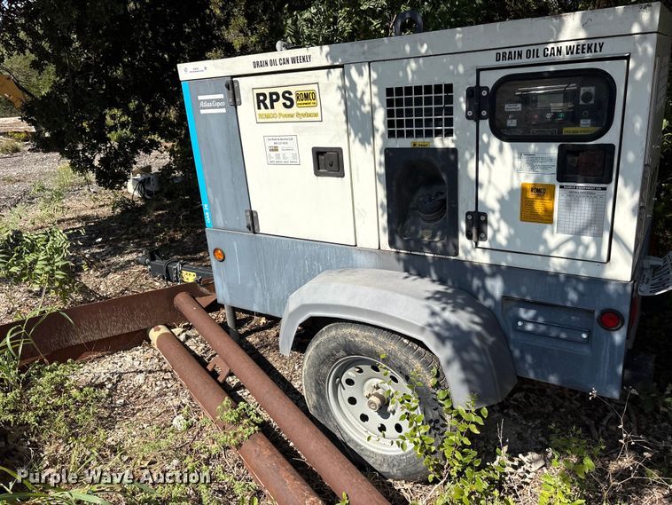 image for item ES8301 2018 Atlas Copco QAS25 T4F NB generator