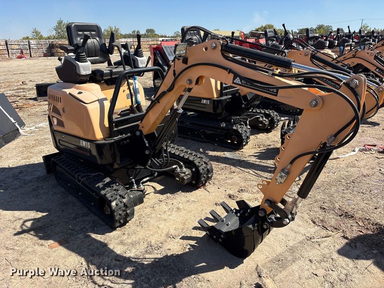 image for item ES8369 2024 Erie EM15 mini excavator