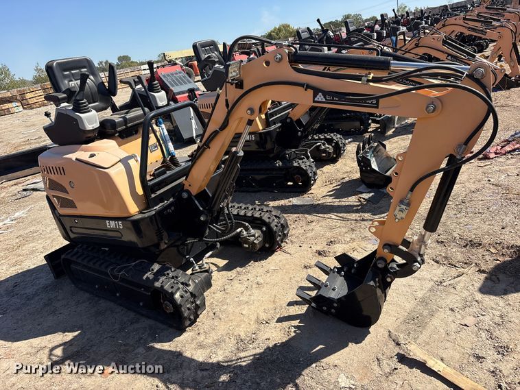 image for item ES8369 2024 Erie EM15 mini excavator