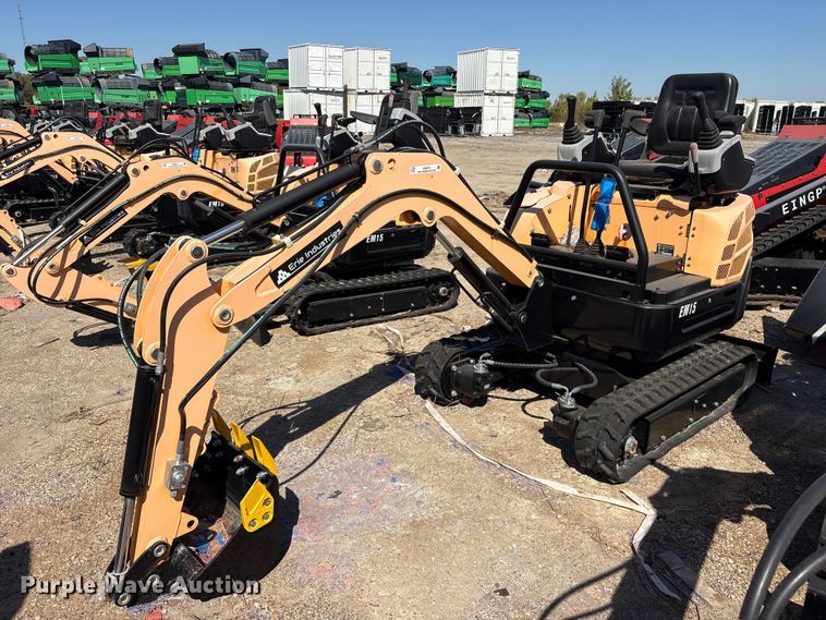 image for item ES8372 2024 Erie EM15 mini excavator