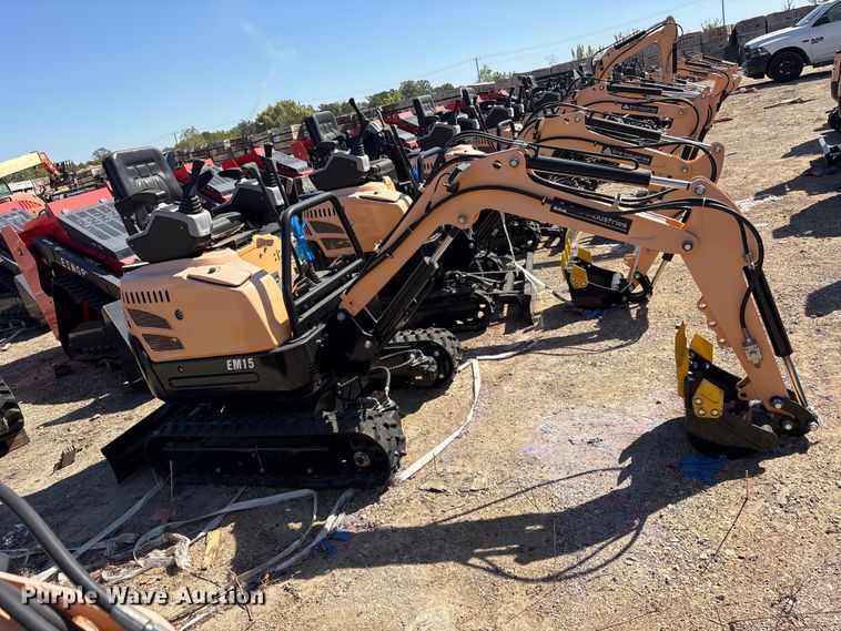 image for item ES8372 2024 Erie EM15 mini excavator
