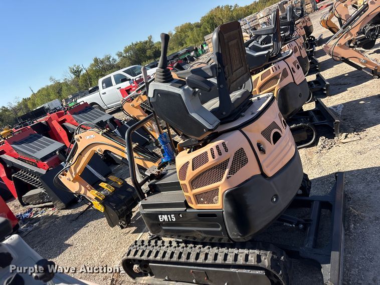 image for item ES8393 2024 Erie EM15 mini excavator