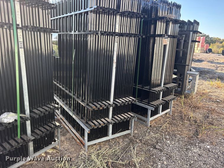 image for item ES8400 (44) 2024 EINGP F10 Wrought Iron Site Fence panels