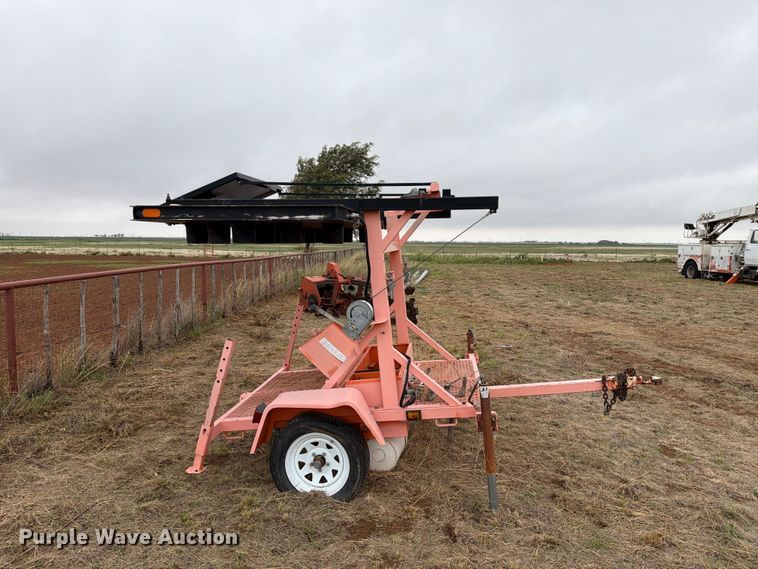 image for item EU5914 International Traffic Control Products ITCP15 arrow board trailer