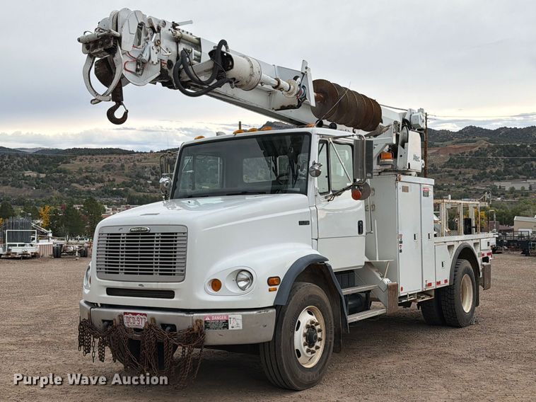 image for item EW0999 2003 Freightliner FL112 digger derrick truck