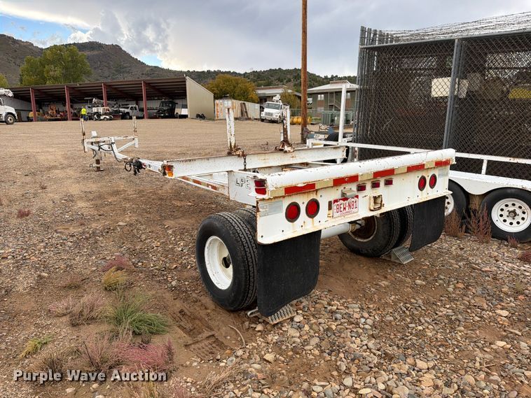image for item EW1000 1992 Clifton Metal Products pole trailer
