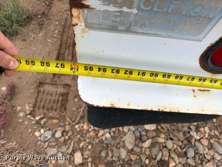 image for item EW1000 1992 Clifton Metal Products pole trailer