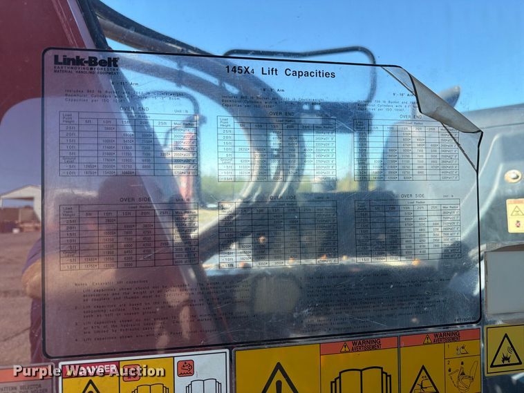 image for item EW1178 2022 Link Belt 145X4LC excavator