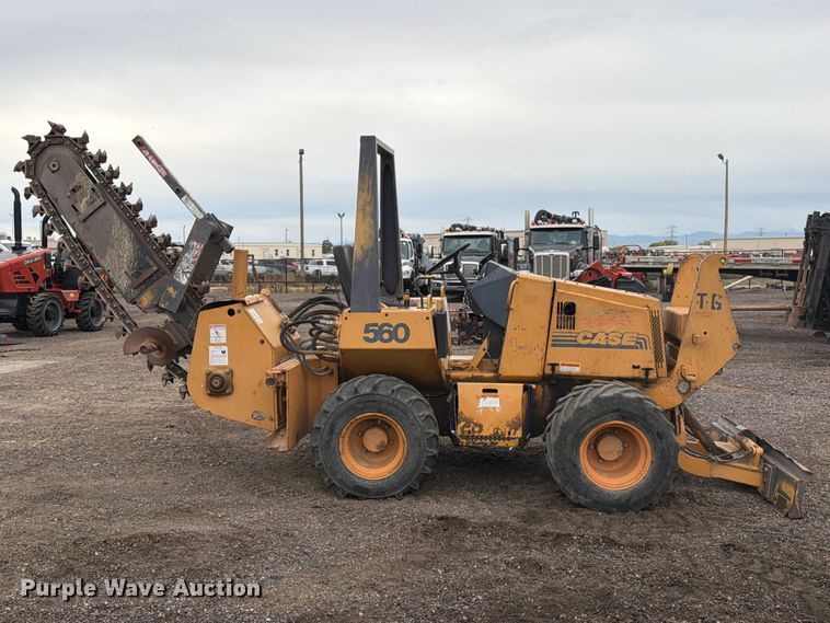 image for item EW1190 1998 Case 560 trencher