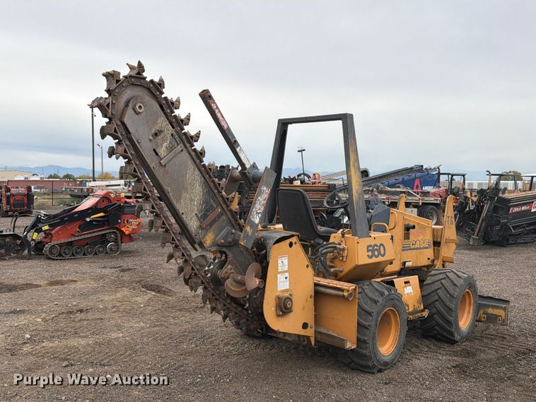 image for item EW1190 1998 Case 560 trencher
