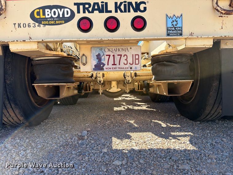 image for item EW7494 2006 Trail king TK110HDG-503 lowboy equipment trailer