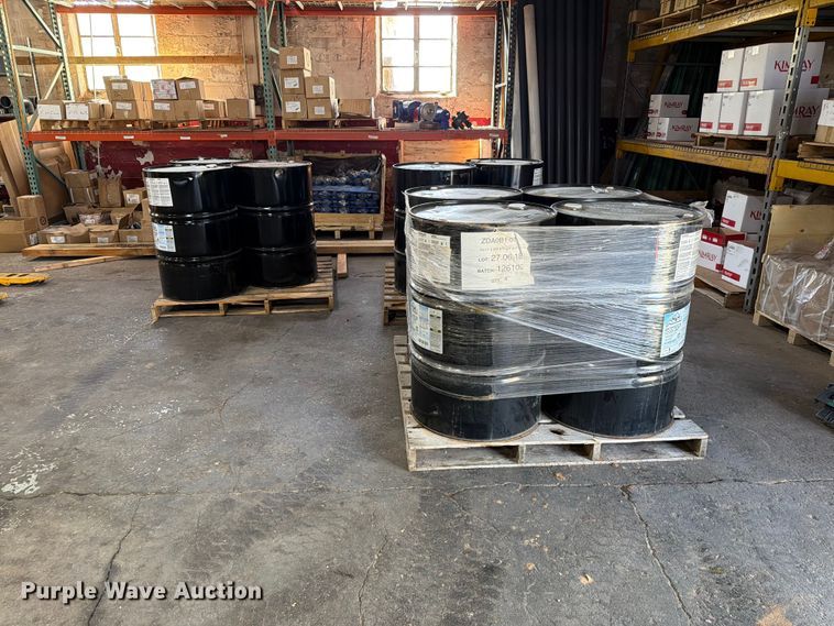 image for item EW8827 (9) 55 gallon drums of coolant concentrate