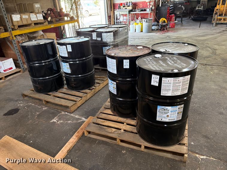 image for item EW8827 (9) 55 gallon drums of coolant concentrate