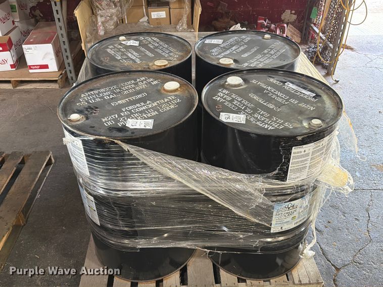 image for item EW8827 (9) 55 gallon drums of coolant concentrate