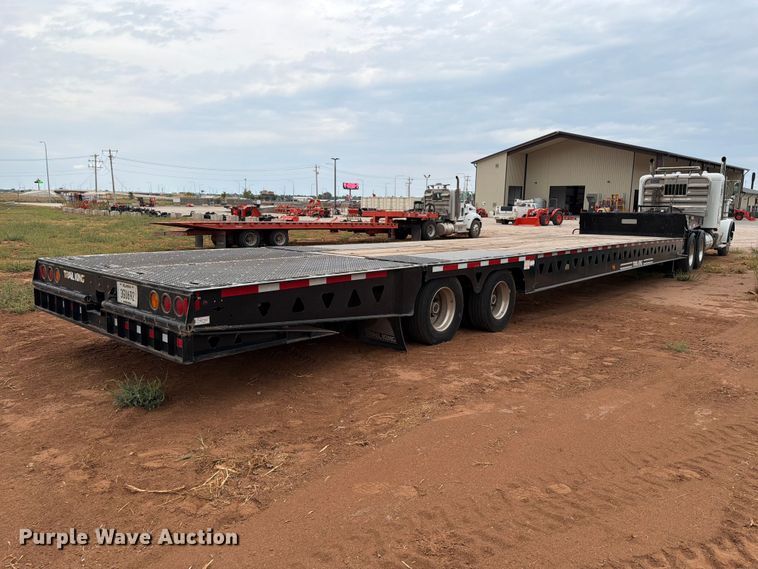 image for item EW8965 2023 Trail Eze Advantage plus drop deck hydraulic tail equipment trailer