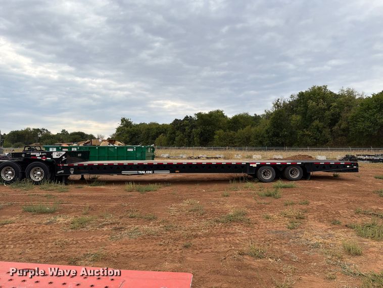 image for item EW8965 2023 Trail Eze Advantage plus drop deck hydraulic tail equipment trailer
