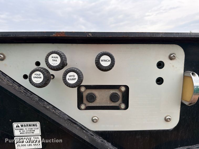image for item EW8965 2023 Trail Eze Advantage plus drop deck hydraulic tail equipment trailer