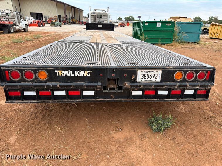 image for item EW8965 2023 Trail Eze Advantage plus drop deck hydraulic tail equipment trailer
