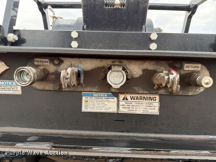 image for item EW8965 2023 Trail Eze Advantage plus drop deck hydraulic tail equipment trailer