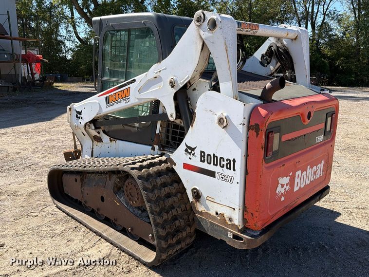 image for item EX1039 2015 Bobcat T590 tracked skid steer loader