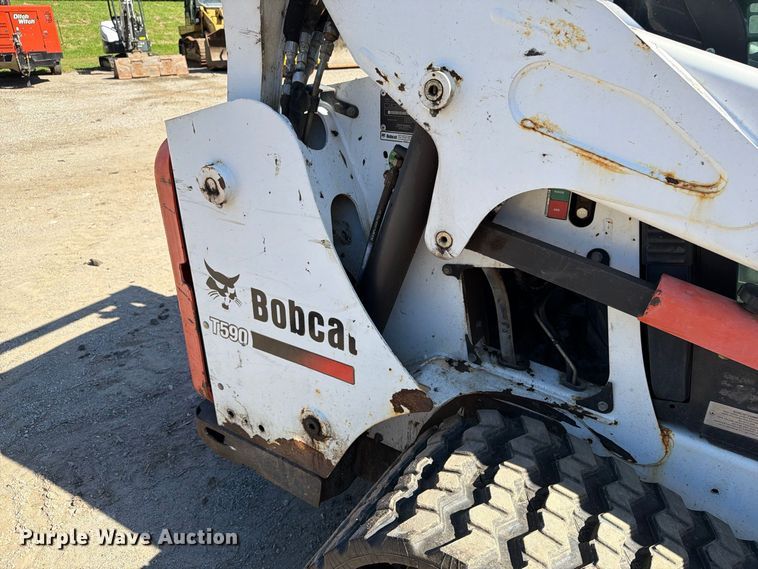 image for item EX1039 2015 Bobcat T590 tracked skid steer loader